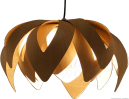 Tulip pendant light in wood - mike vanbelleghem - passion 4 wood - small